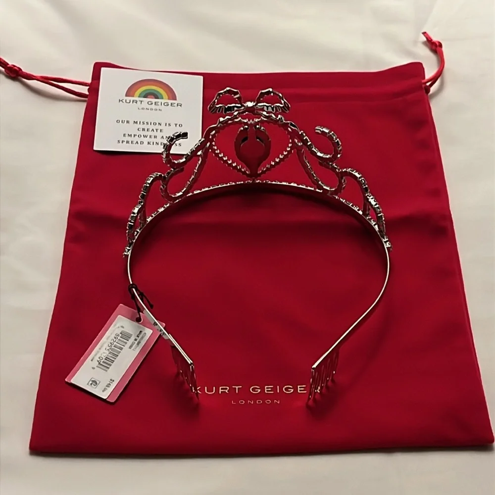 Kurt Geiger Eagle Tiara Crystal Cubic Zircinia NWT - Picture 10 of 12